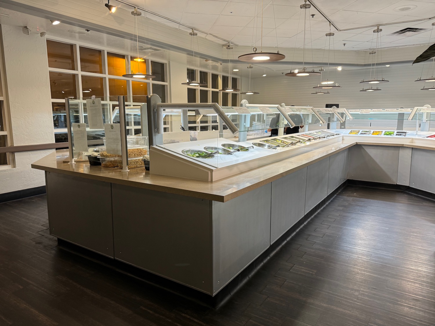 a food counter in a store