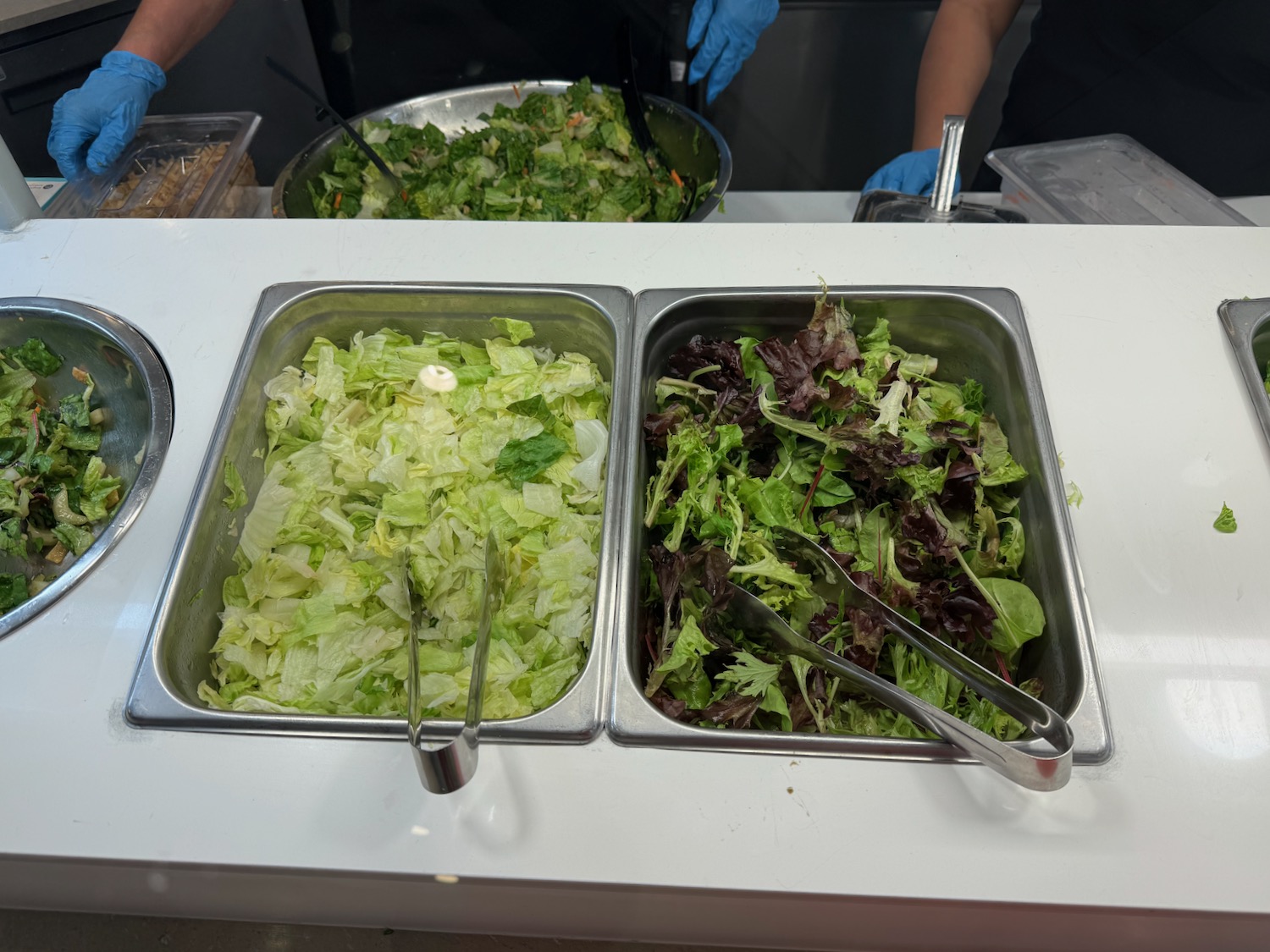 a salad in a container