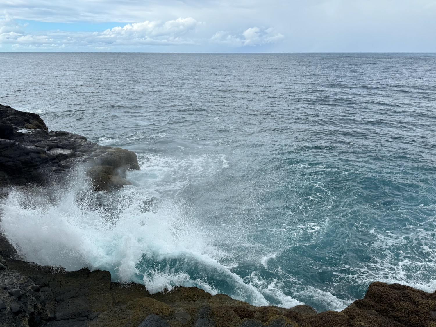 waves crashing waves on rocks