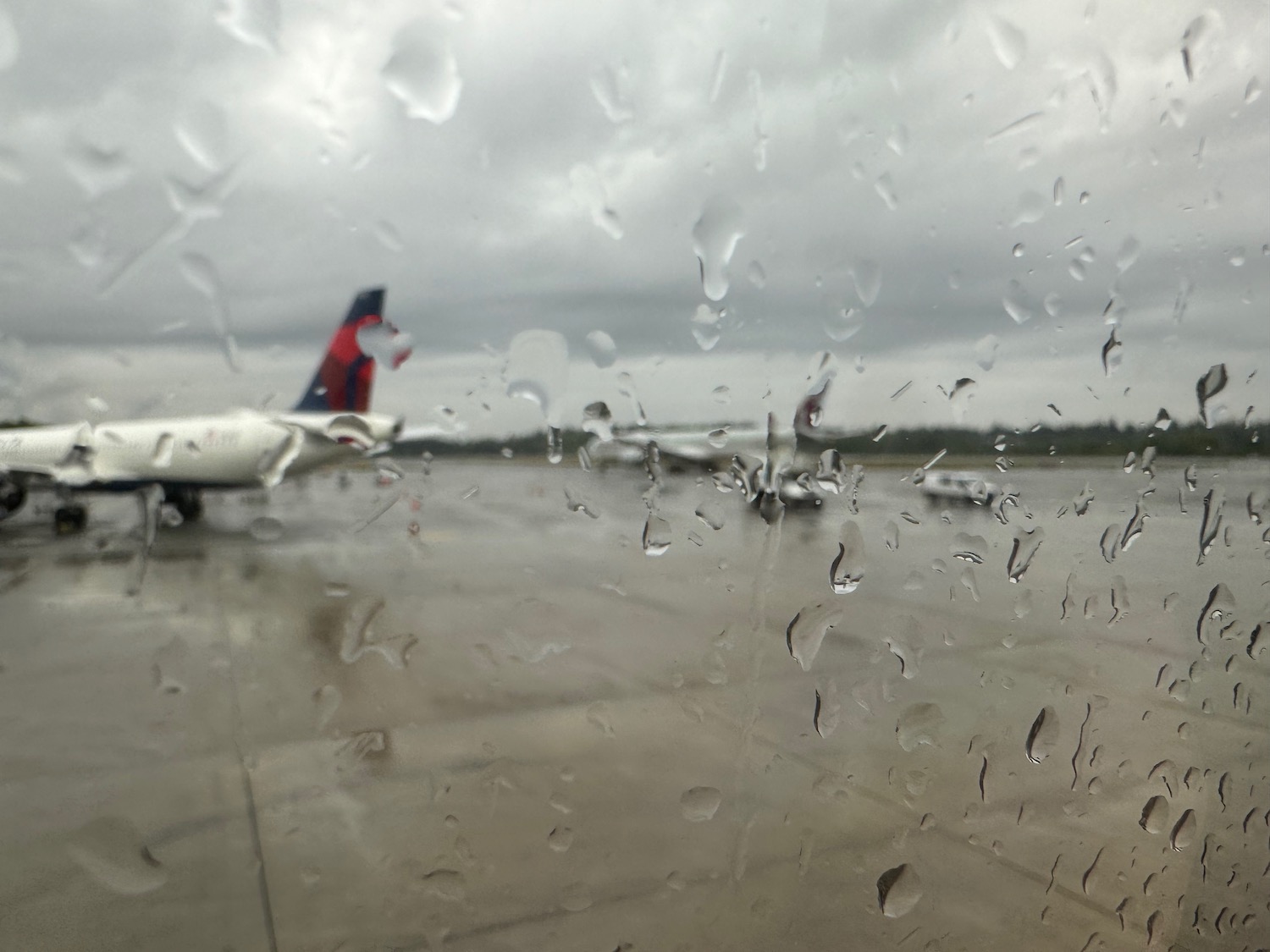 a plane on the runway