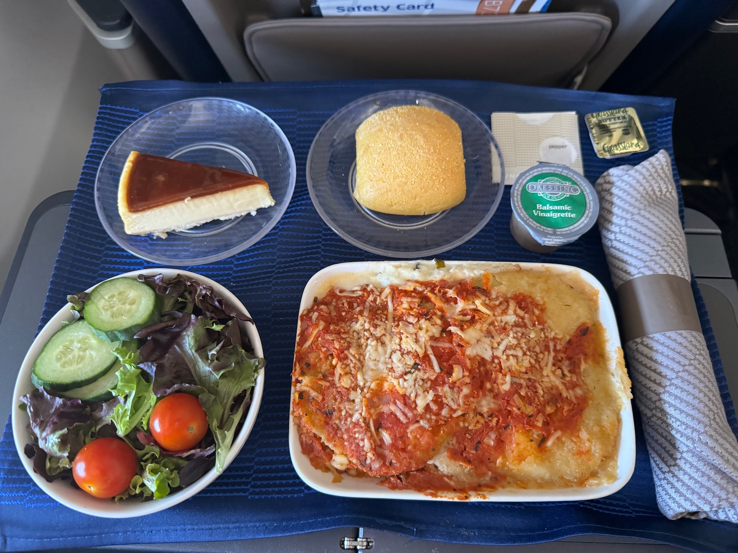 food on a tray on a table