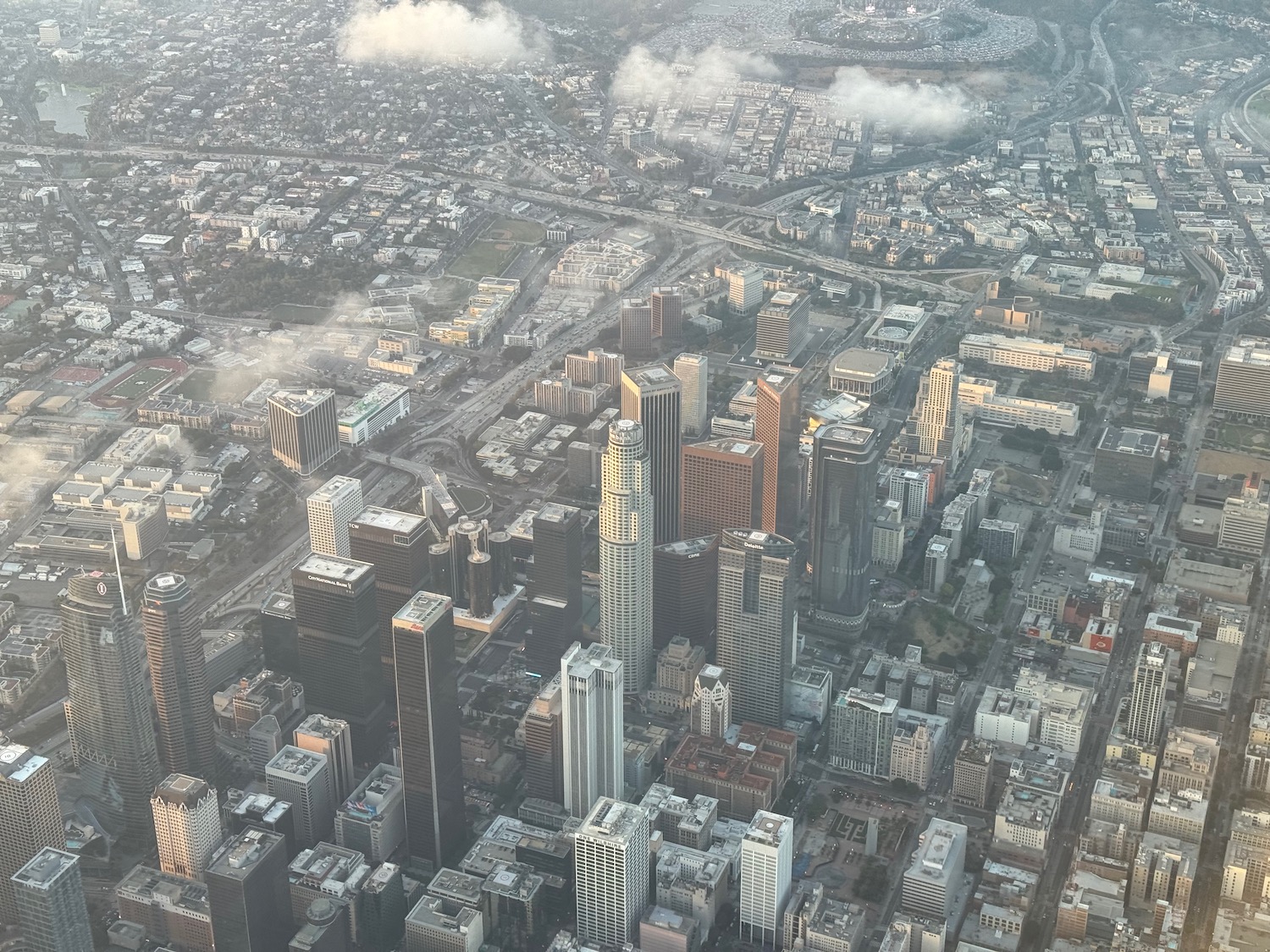 aerial view of a city