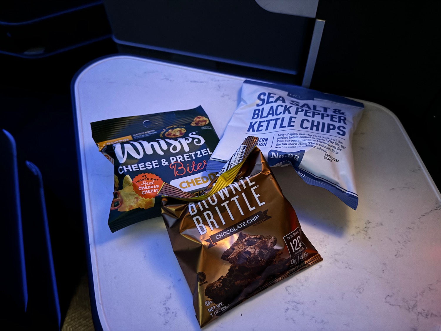 a group of snacks on a table