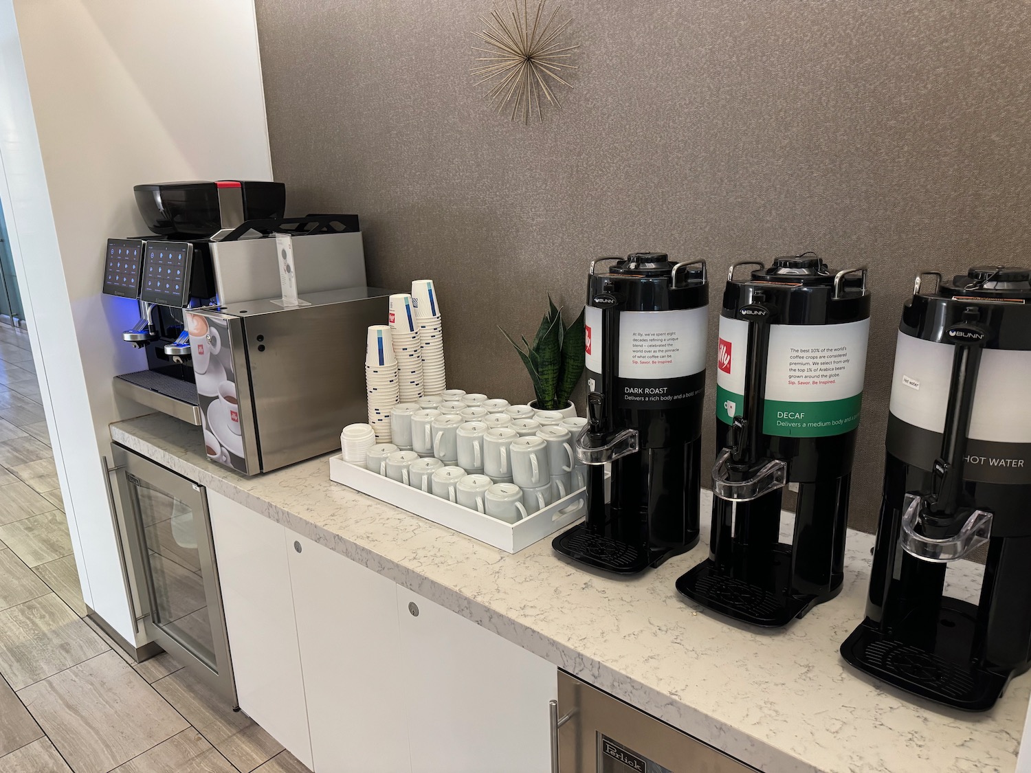 coffee machines on a counter