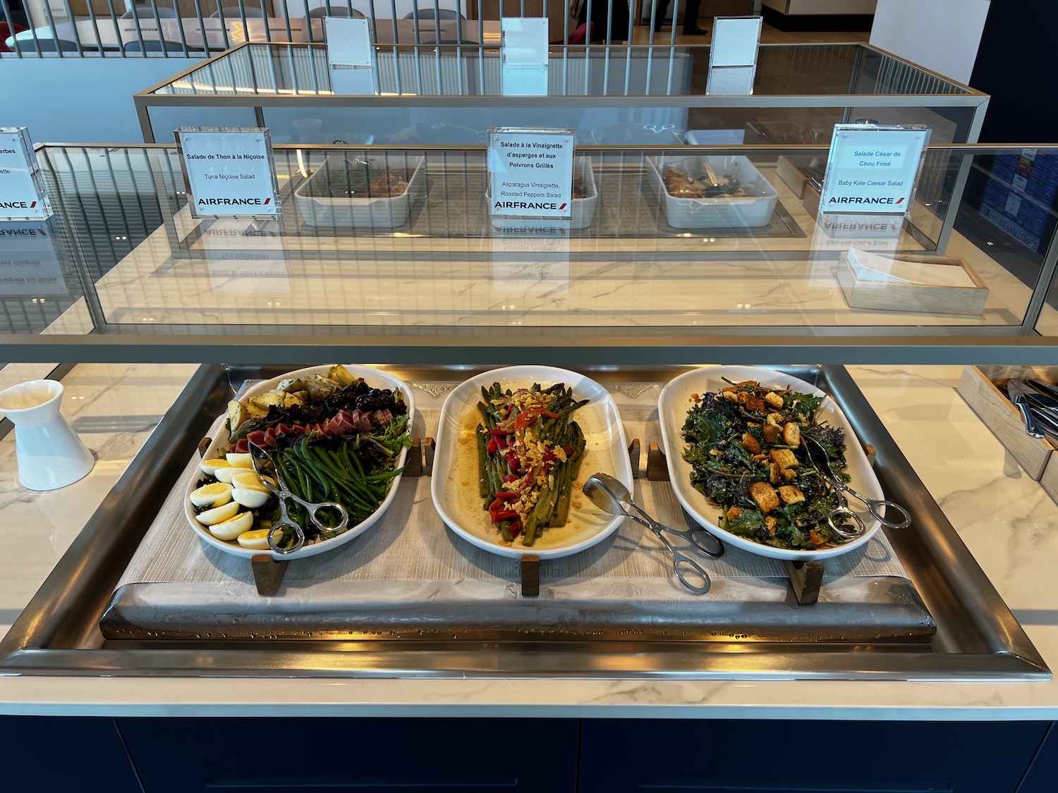 a tray of food on a counter