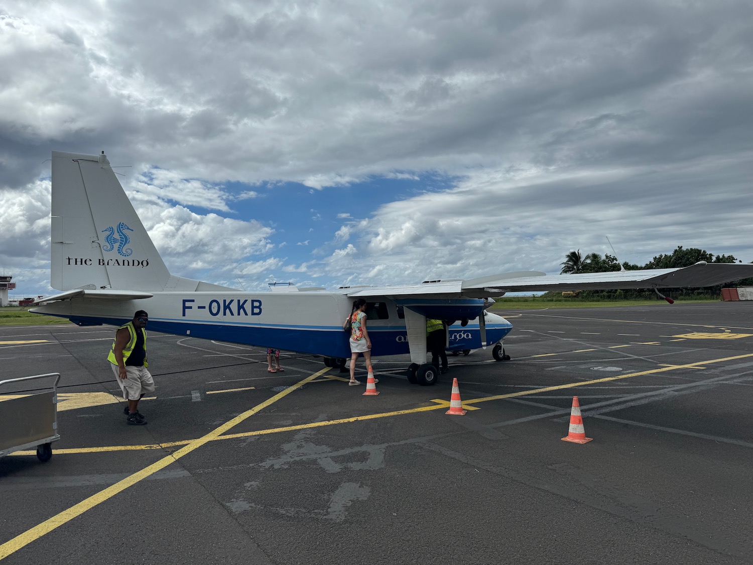 a plane on the tarmac