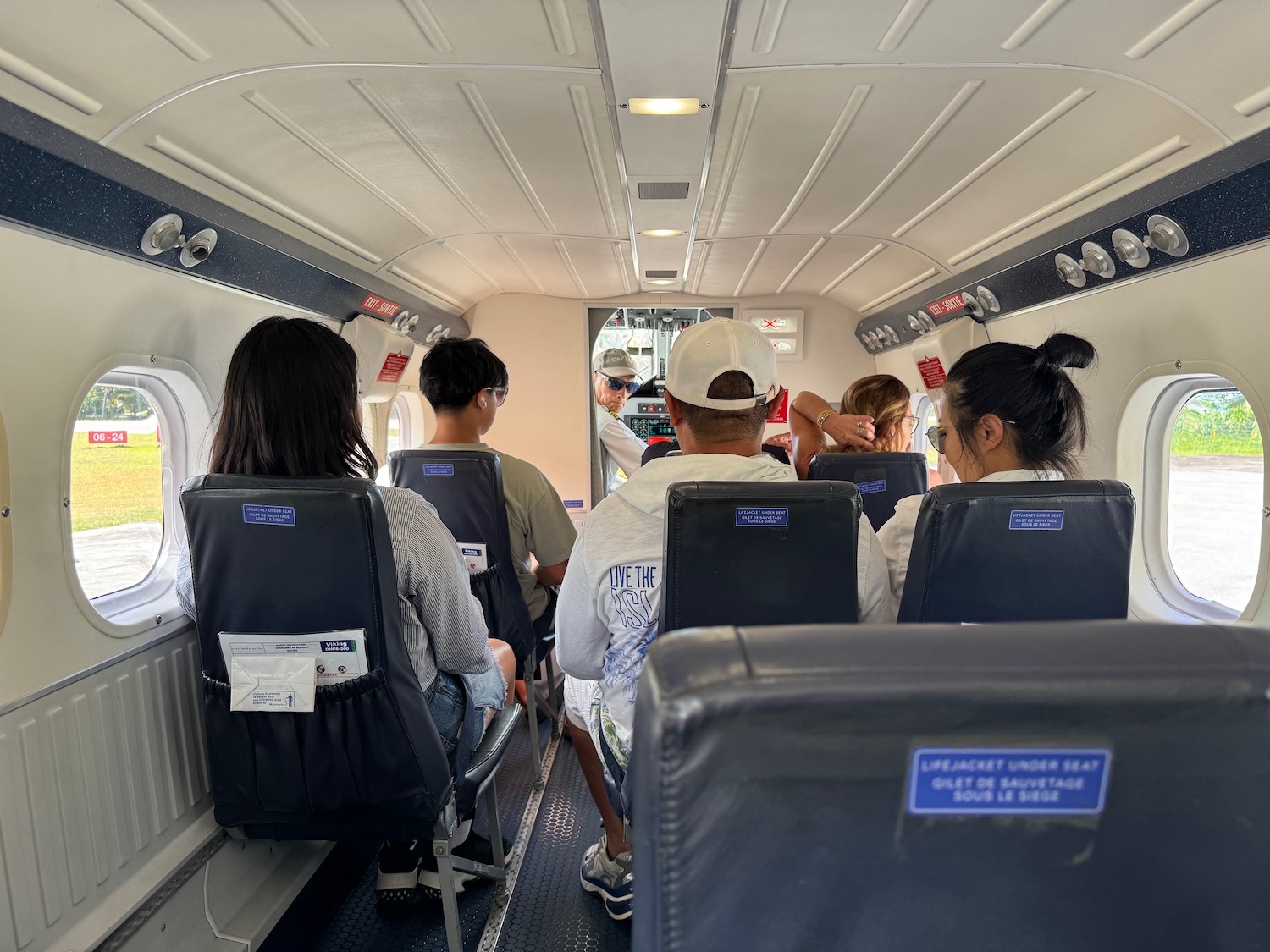 people sitting in a bus