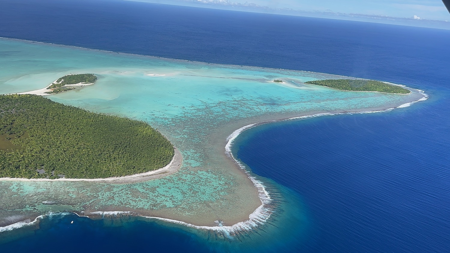 an island in the ocean