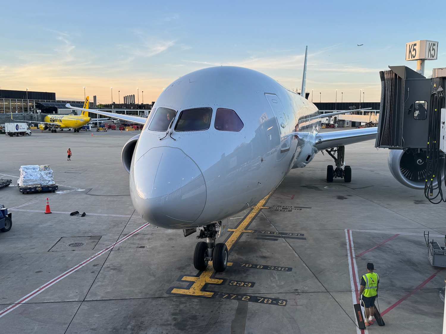 a large airplane on the tarmac