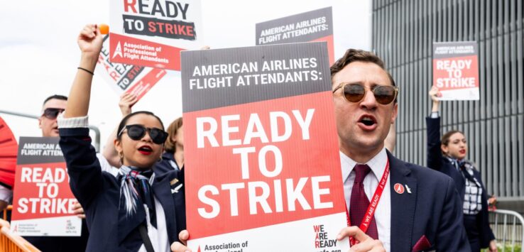 American Airlines Flight Attendants Strike
