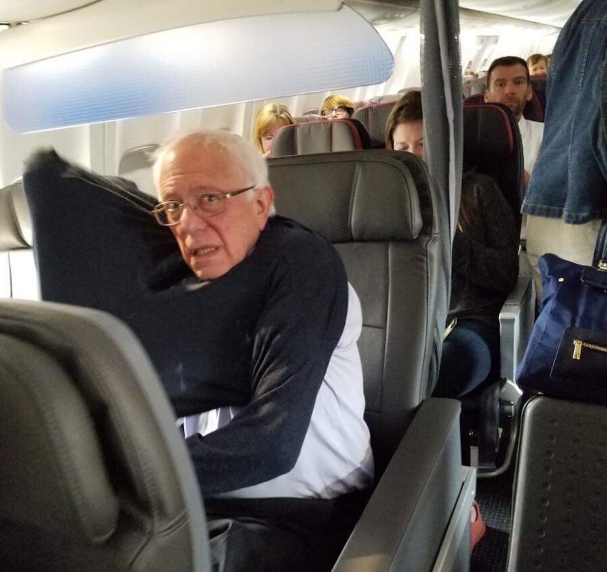 Bernie Sanders Argues It is Time For American Airlines Flight ...