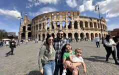 Fathers Day 2024 family in rome colosseum