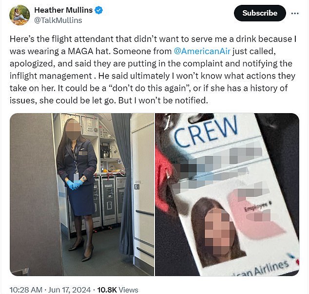 a collage of images of a flight attendant