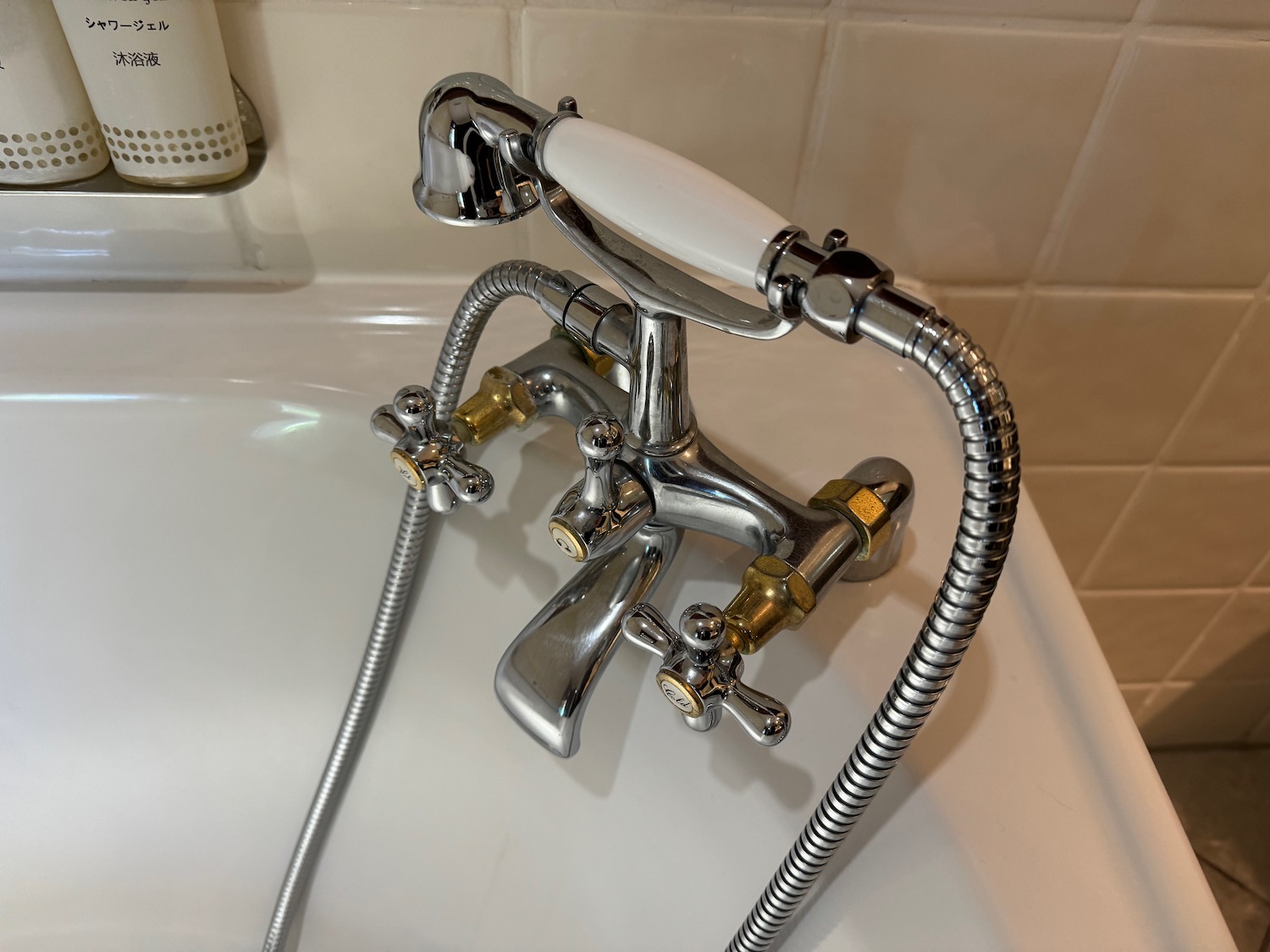 a faucet on a sink