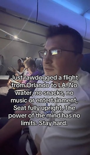 a man in glasses sitting in an airplane