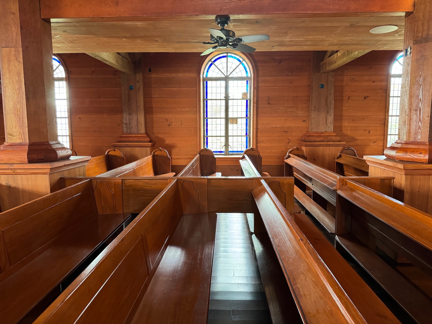 a inside of a church