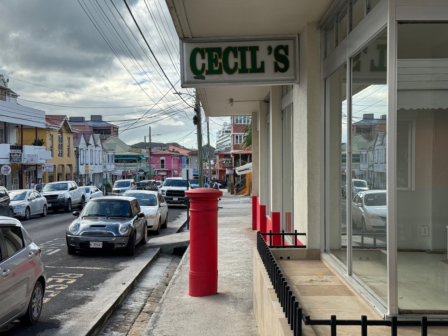 a building with a sign on the front