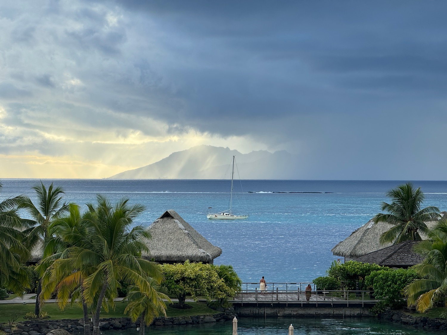 a boat in the water