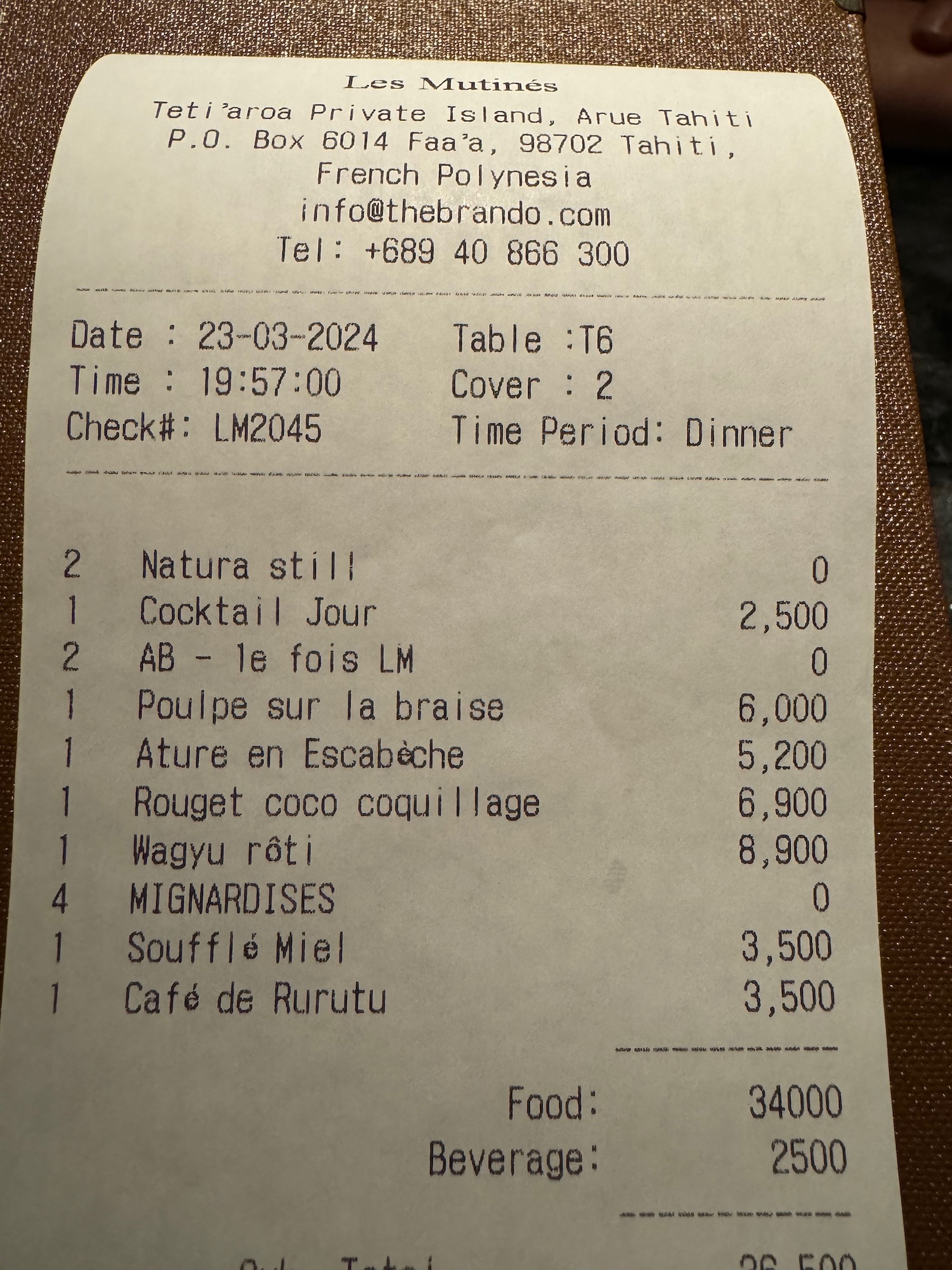 a receipt with black text and numbers