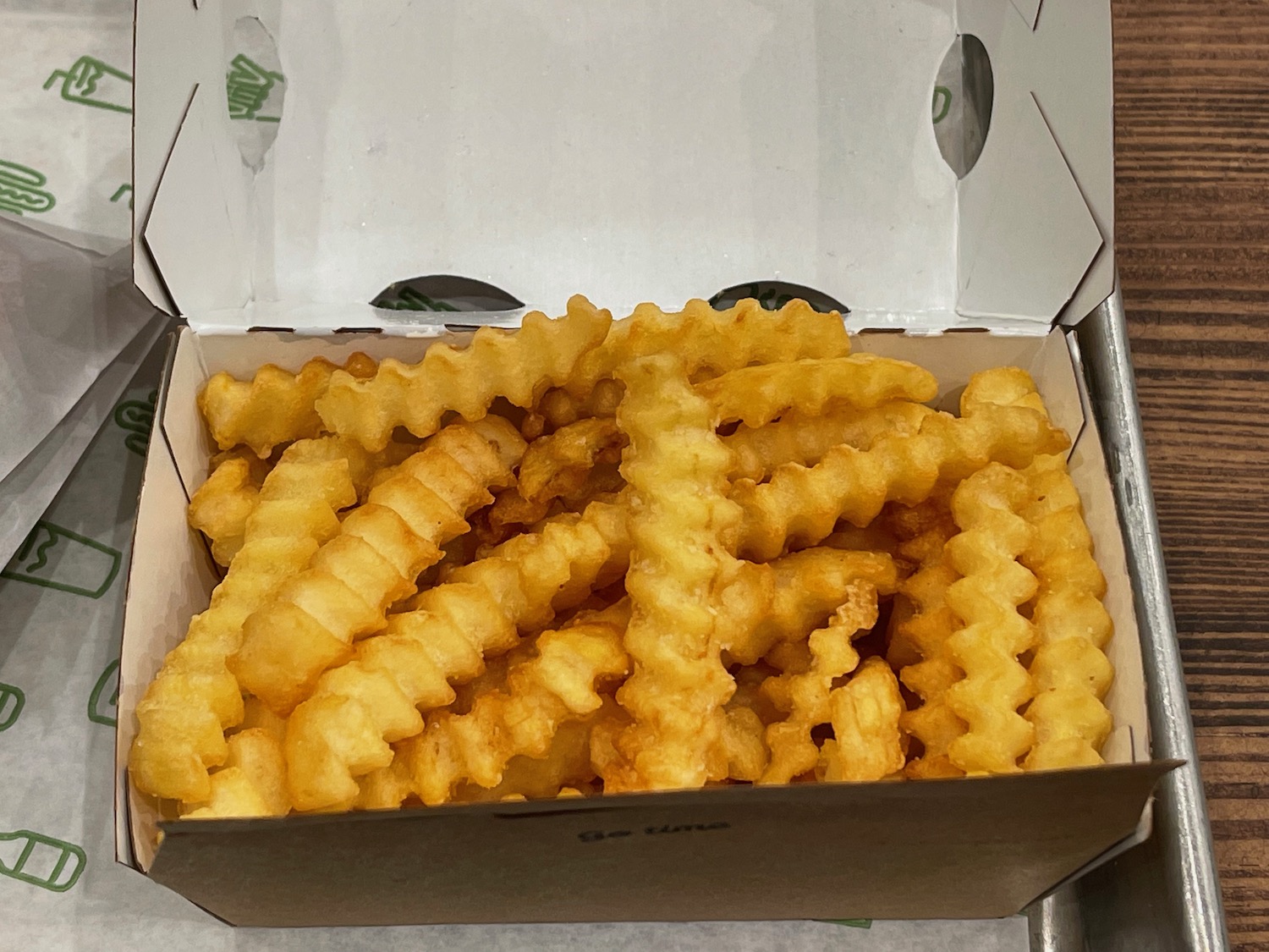 a box of french fries