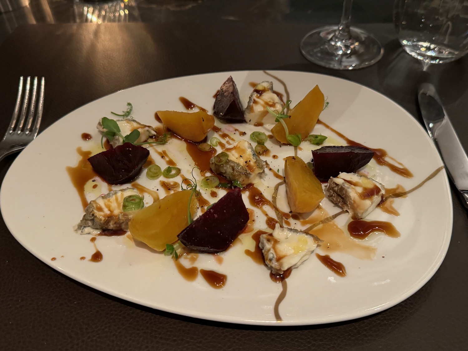 a plate of food on a table