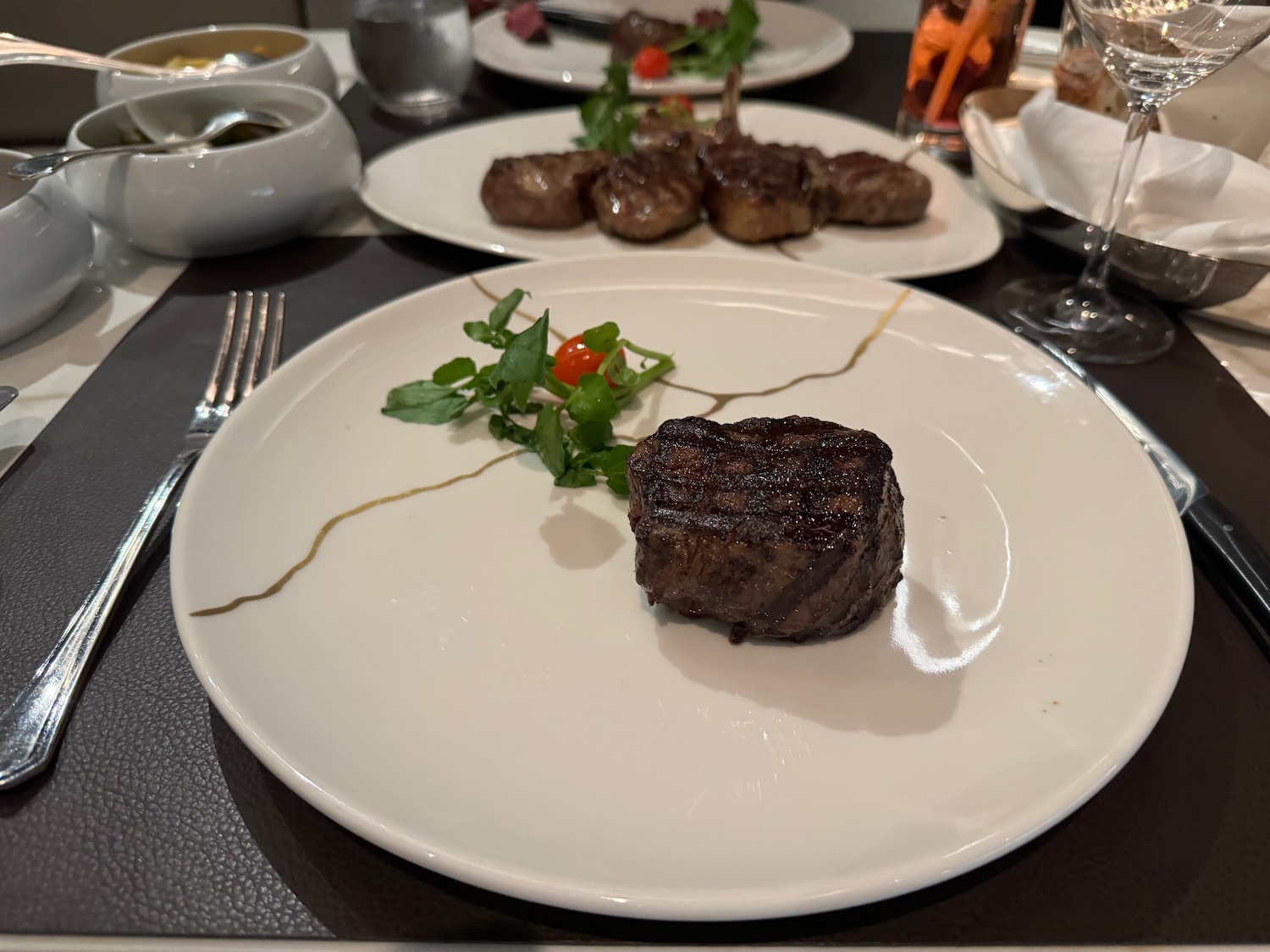 a plate of food on a table