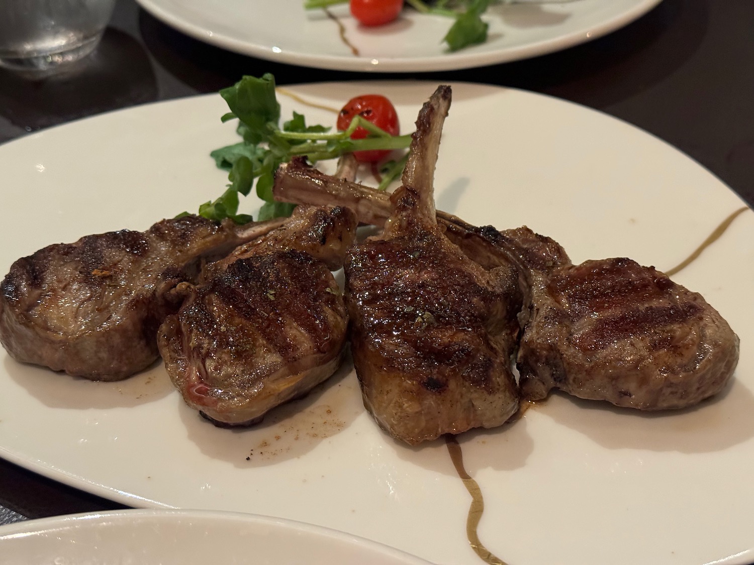 a plate of food on a table