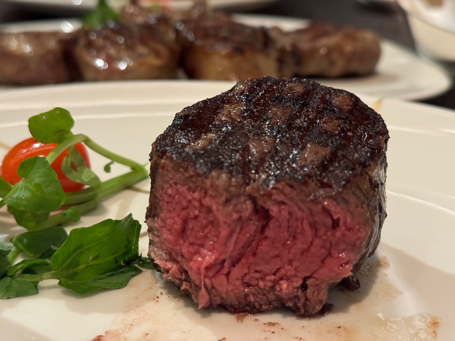 a plate of food on a table