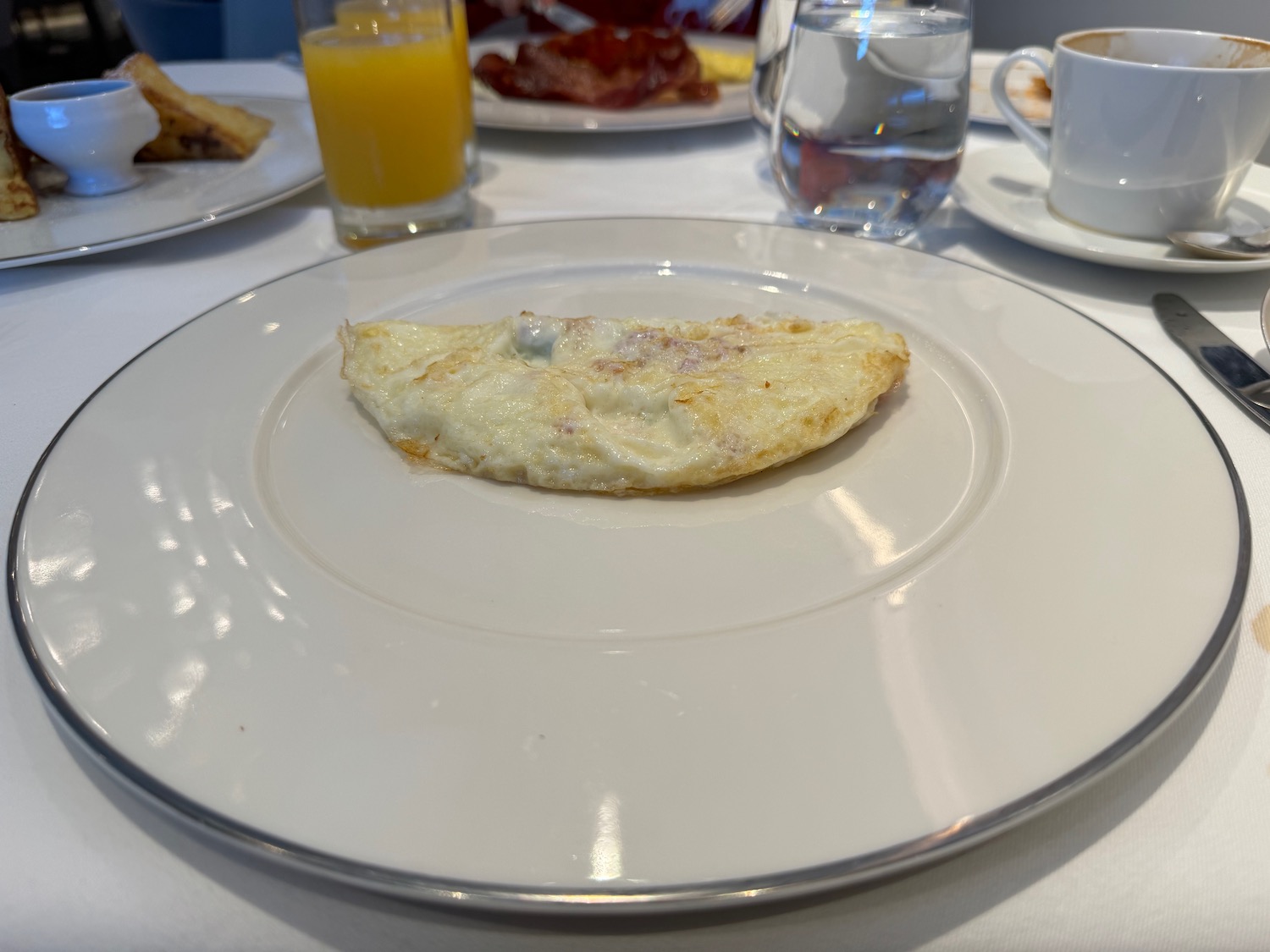 a plate of food on a table