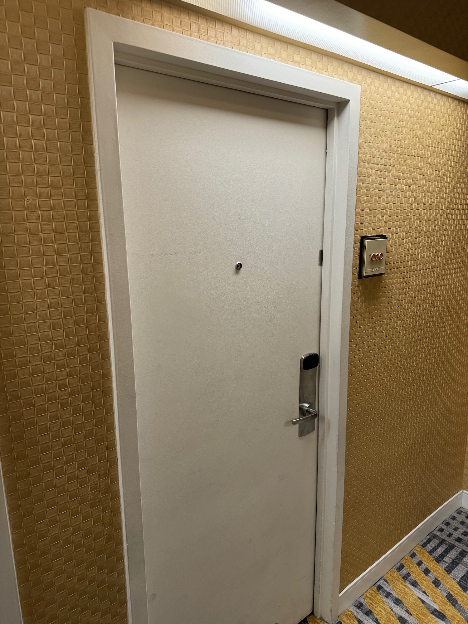 a white door with a door knob