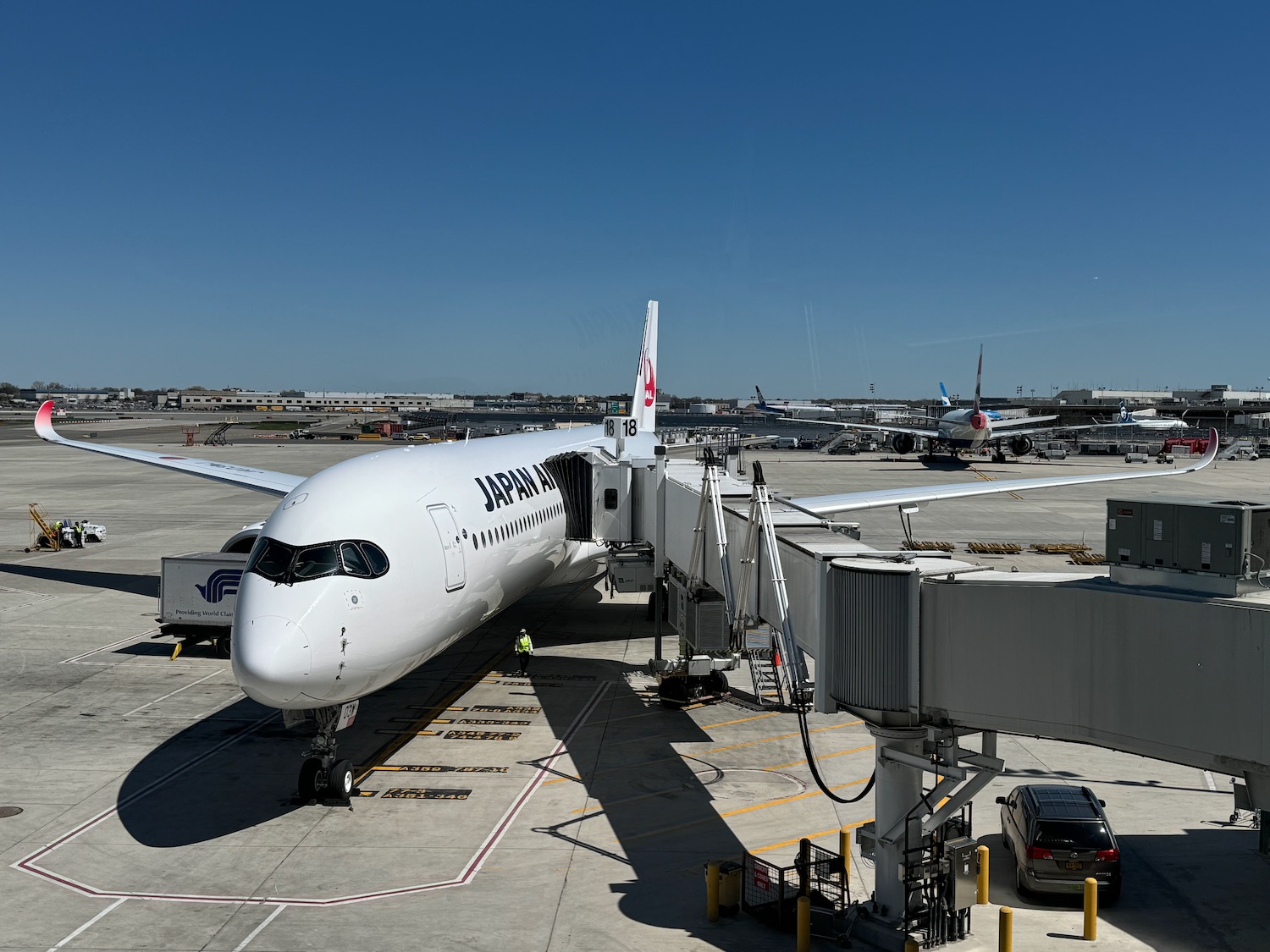 an airplane at an airport