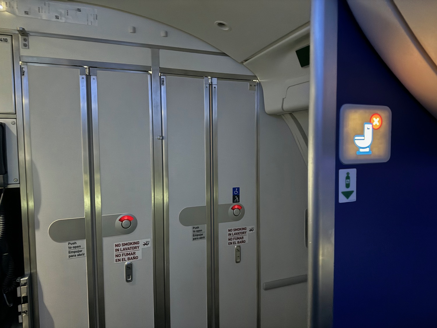 a door of an airplane