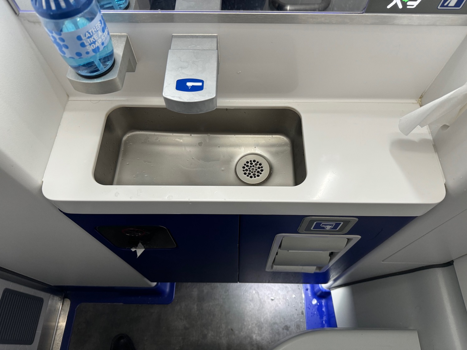 a sink in a plane