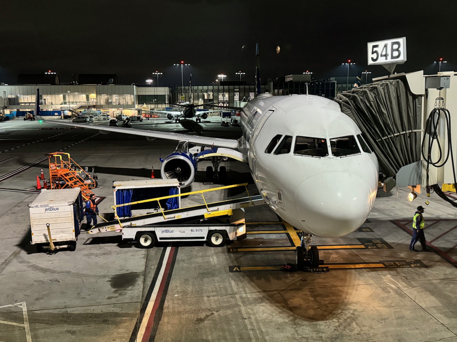 a plane at an airport