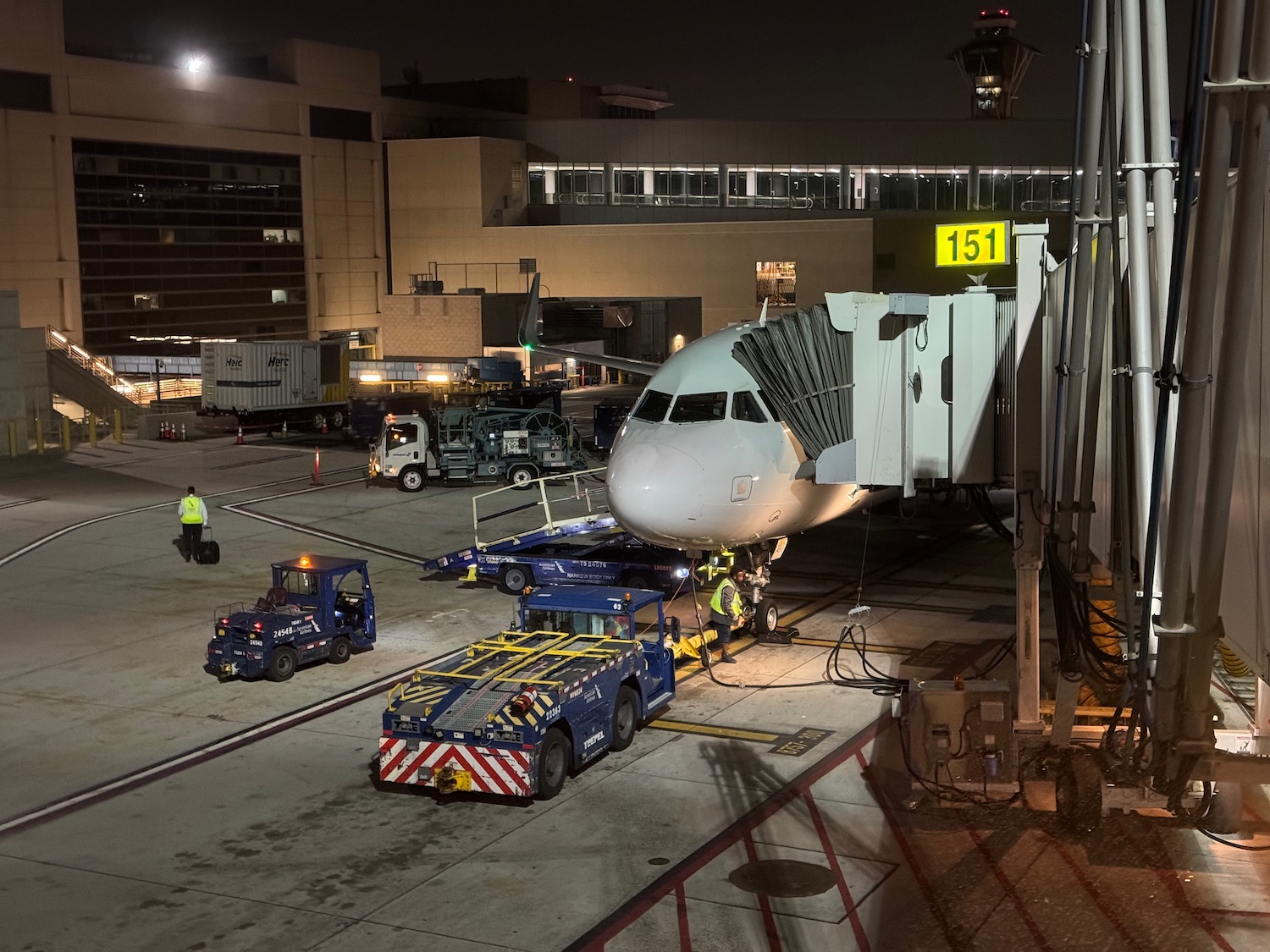 a plane being towed by a vehicle