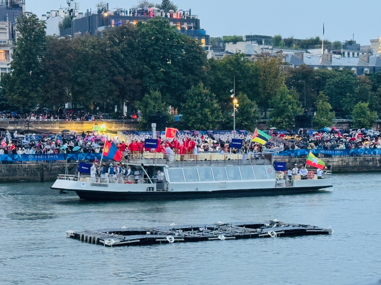 a boat with people on it