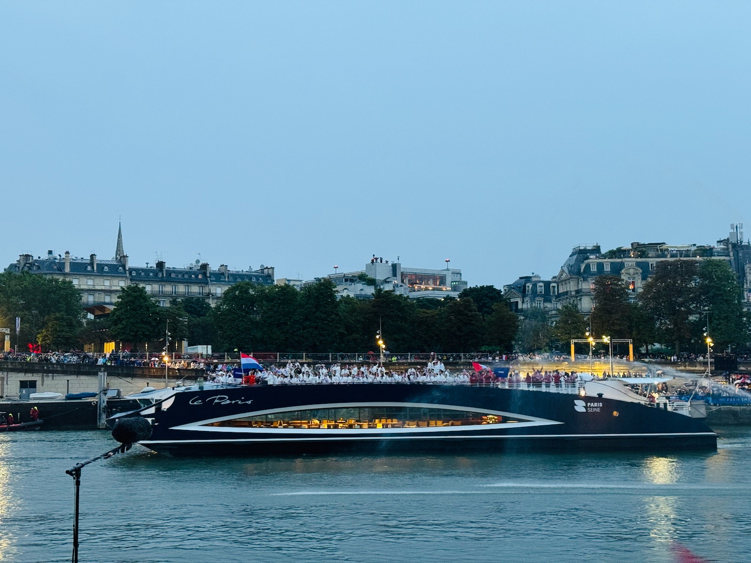 a boat on the water