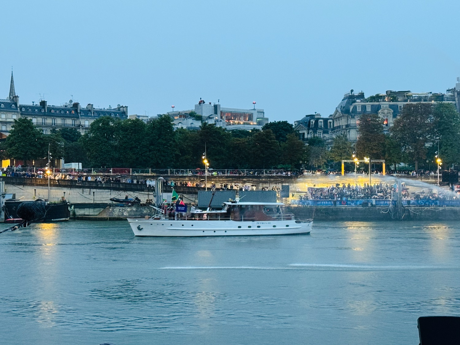 a boat on the water