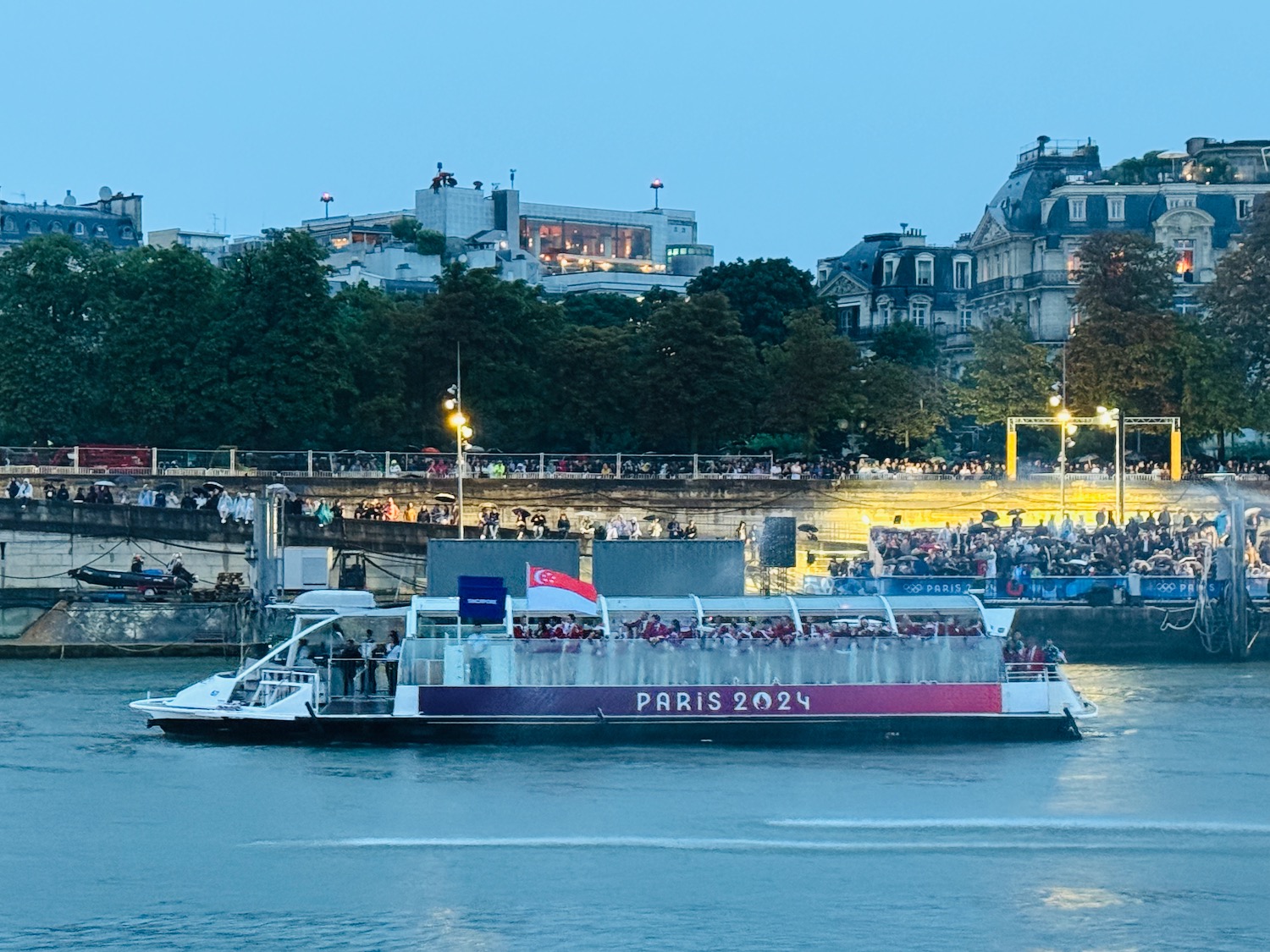 a boat on the water