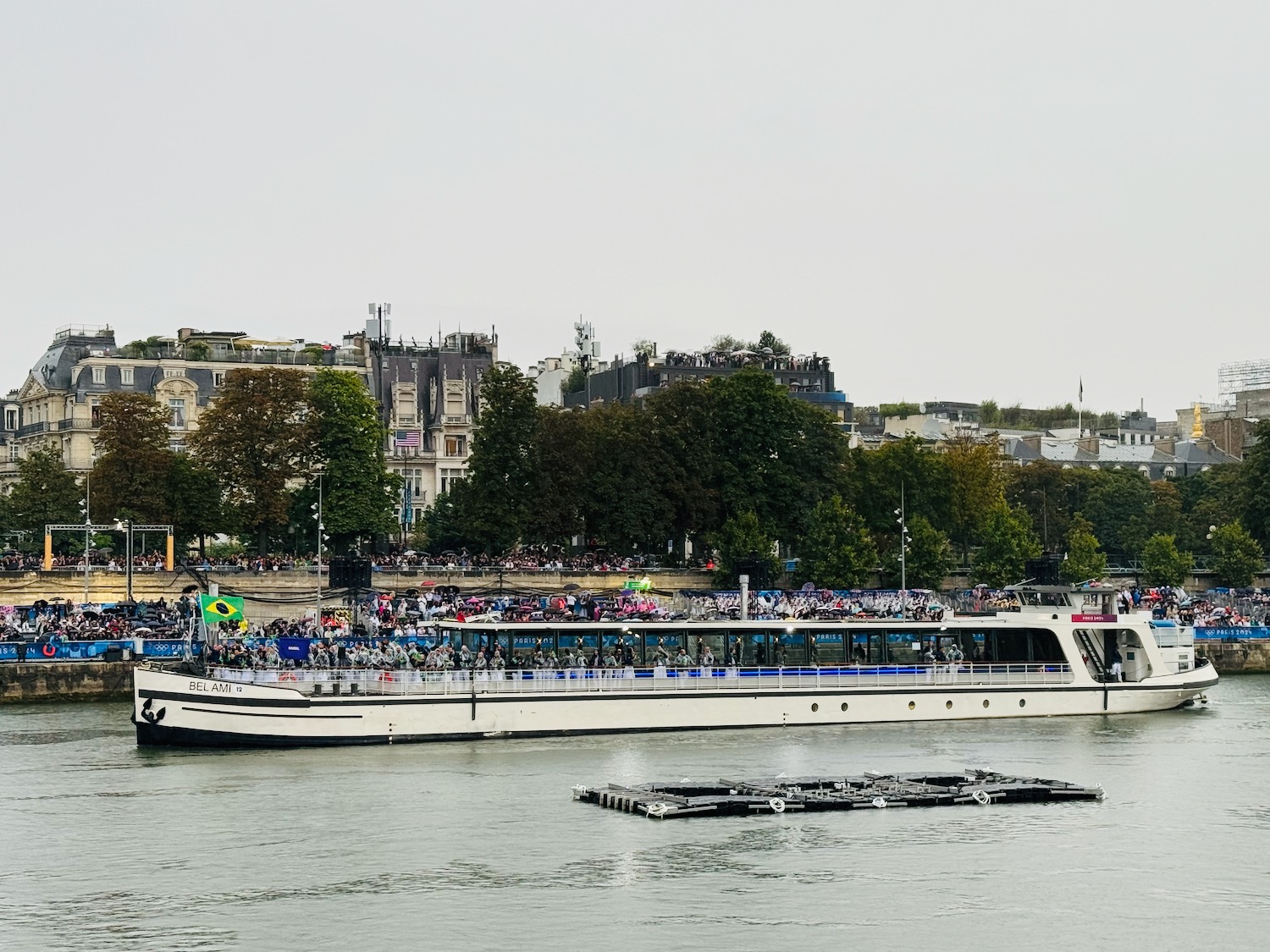 a boat on the water