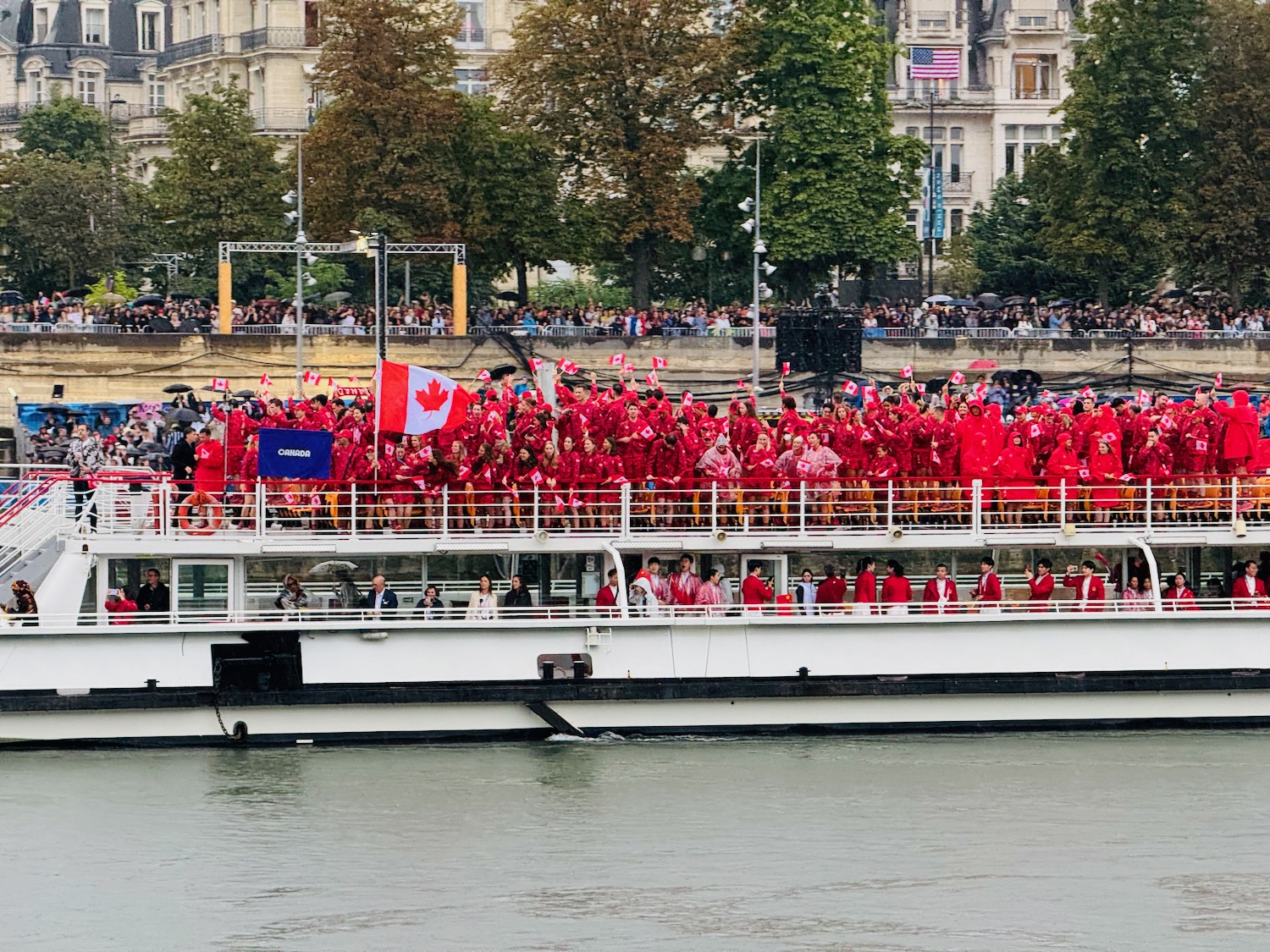 a group of people on a boat