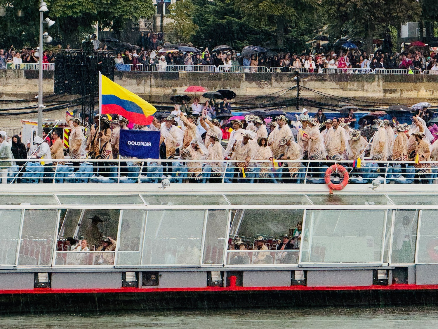 a group of people on a boat