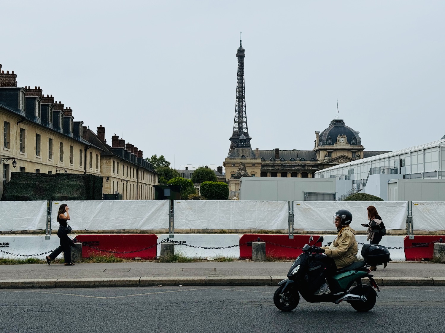 a man on a motorcycle on the street