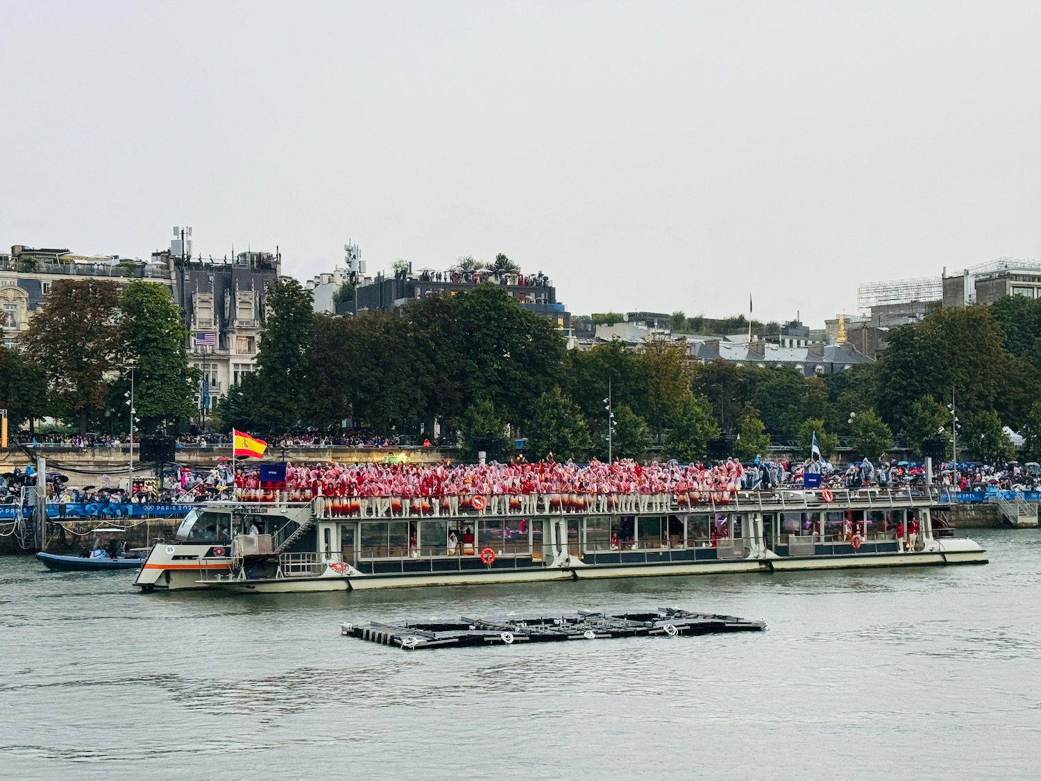 a boat with people on it