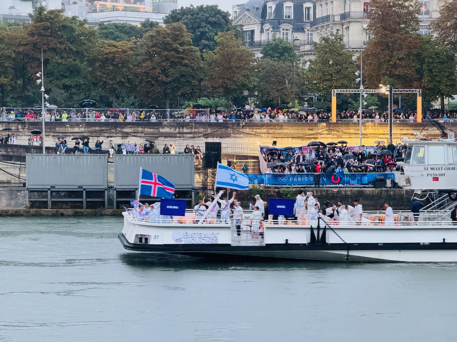 a boat with people on it