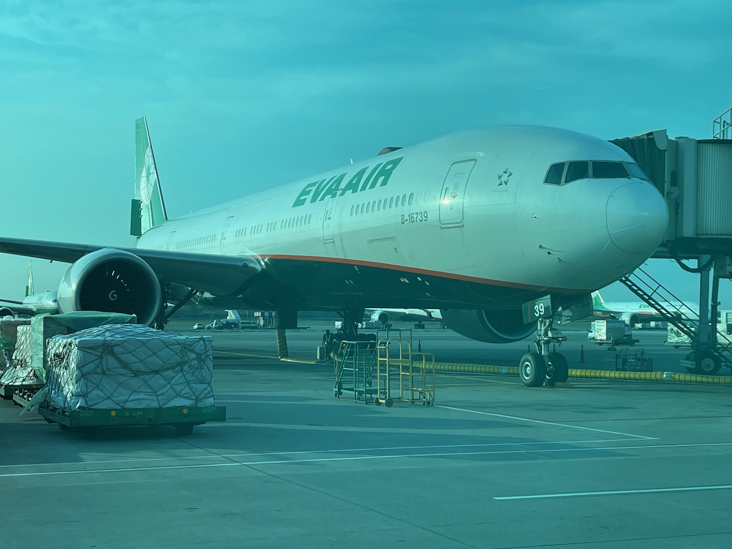 a large aircraft on a runway