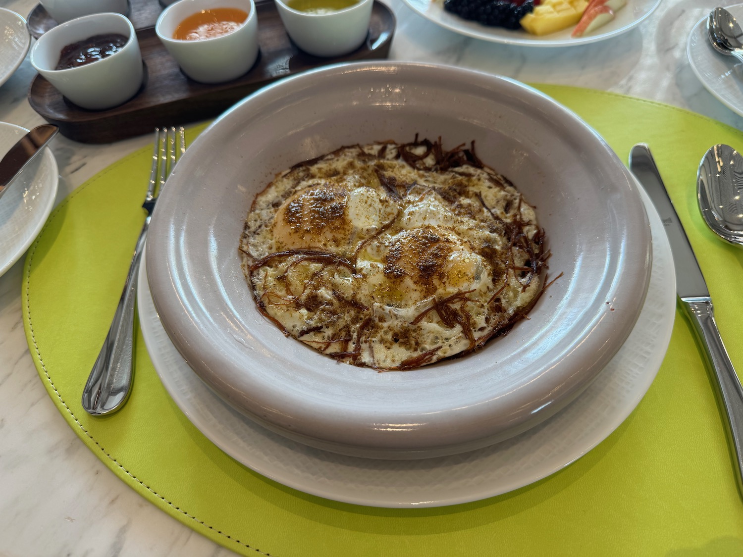 a bowl of food on a plate