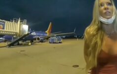 Southwest Airlines Florida Lady In Red