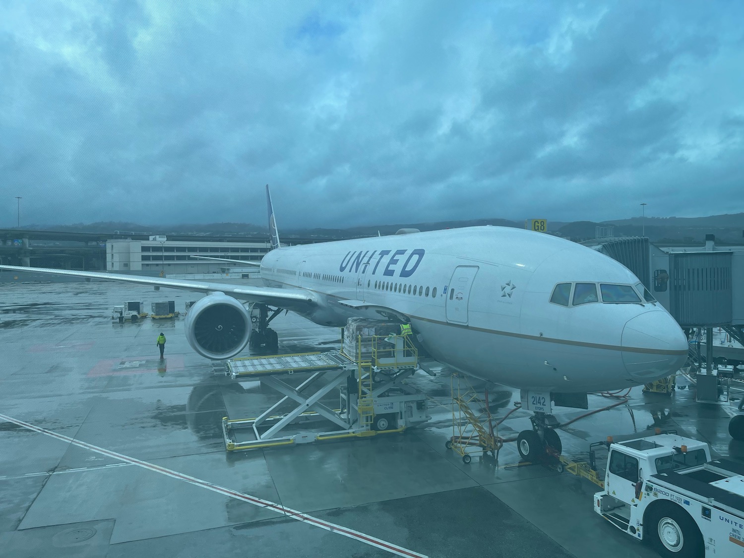 an airplane on the runway