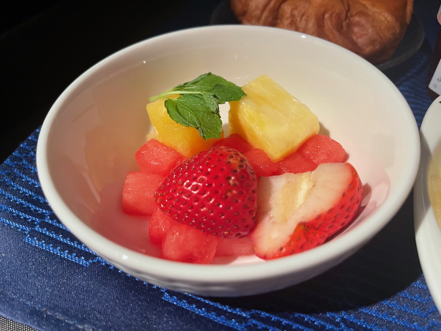 a bowl of fruit in a bowl